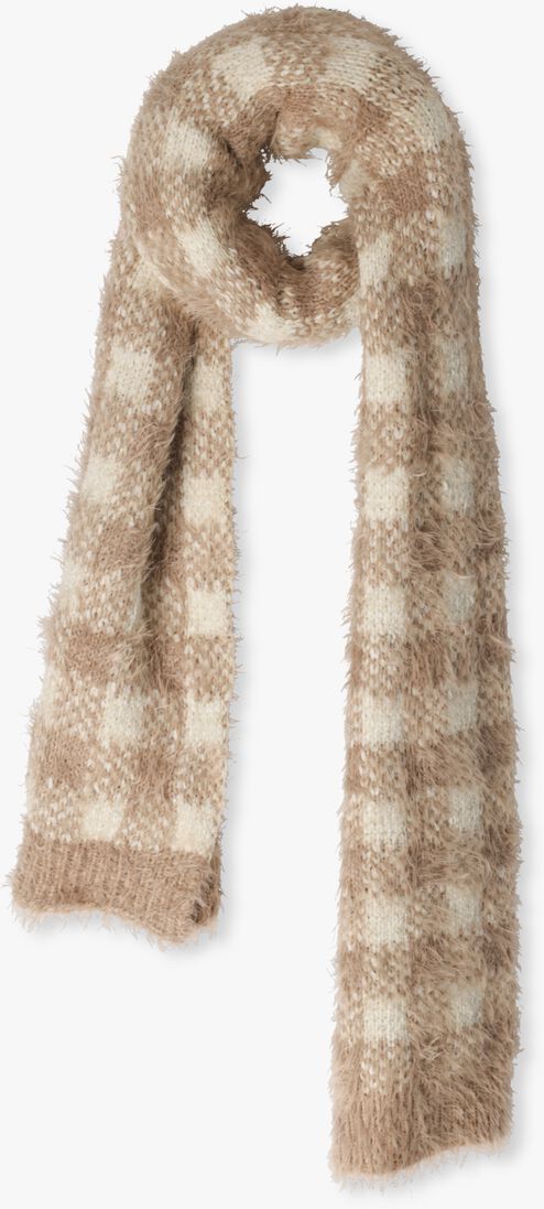LIU JO beige liu jo sjaal check scarf/shawl