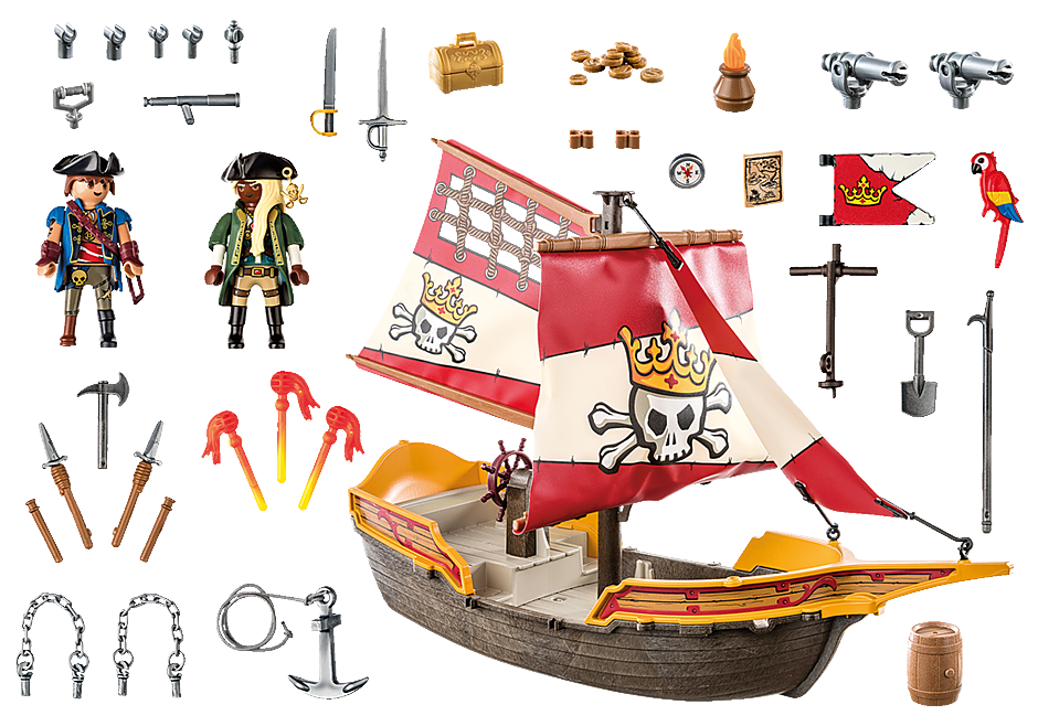 Playmobil - Piratskib (71418)