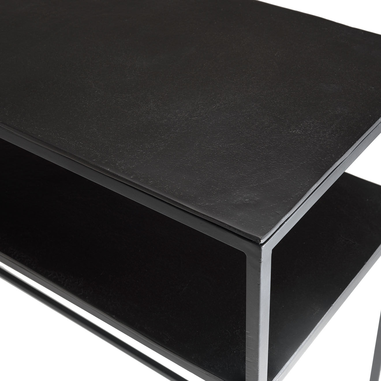 Macabane Console Jonas noire - 100.5x35x85.5 cm