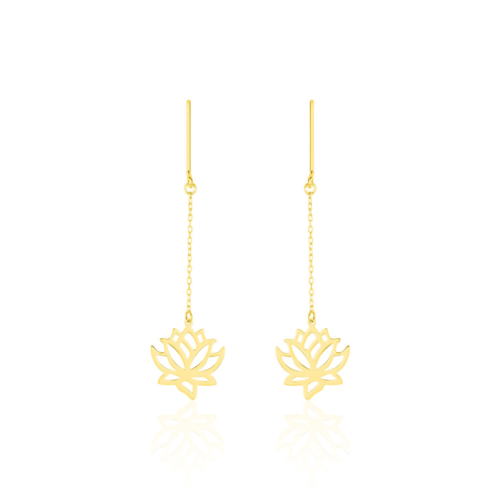 Boucles D'oreilles Pendantes Nevia Or Jaune
