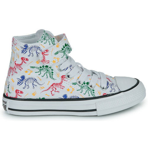 Converse - CHUCK TAYLOR ALL STAR EASY-ON DINOS - Blanc / Multicolore