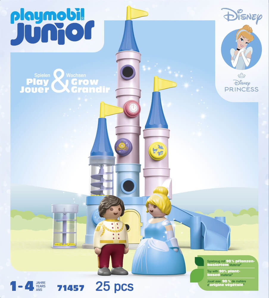 PLAYMOBIL 71457 1.2.3 & Disney: Cinderellas Schloss