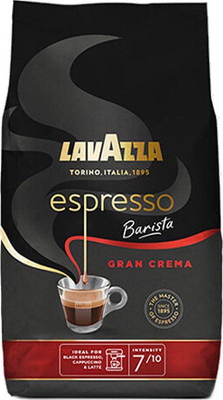 Lavazza Espresso Barista Gran Crema Koffiebonen Koffie Blend van Robusta en Arabica Bonen Intensiteit 1 kg
