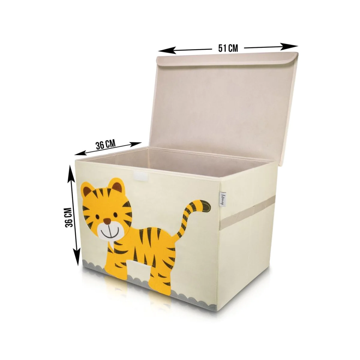 Boîte de rangement en tissu pour enfant grand modèle 