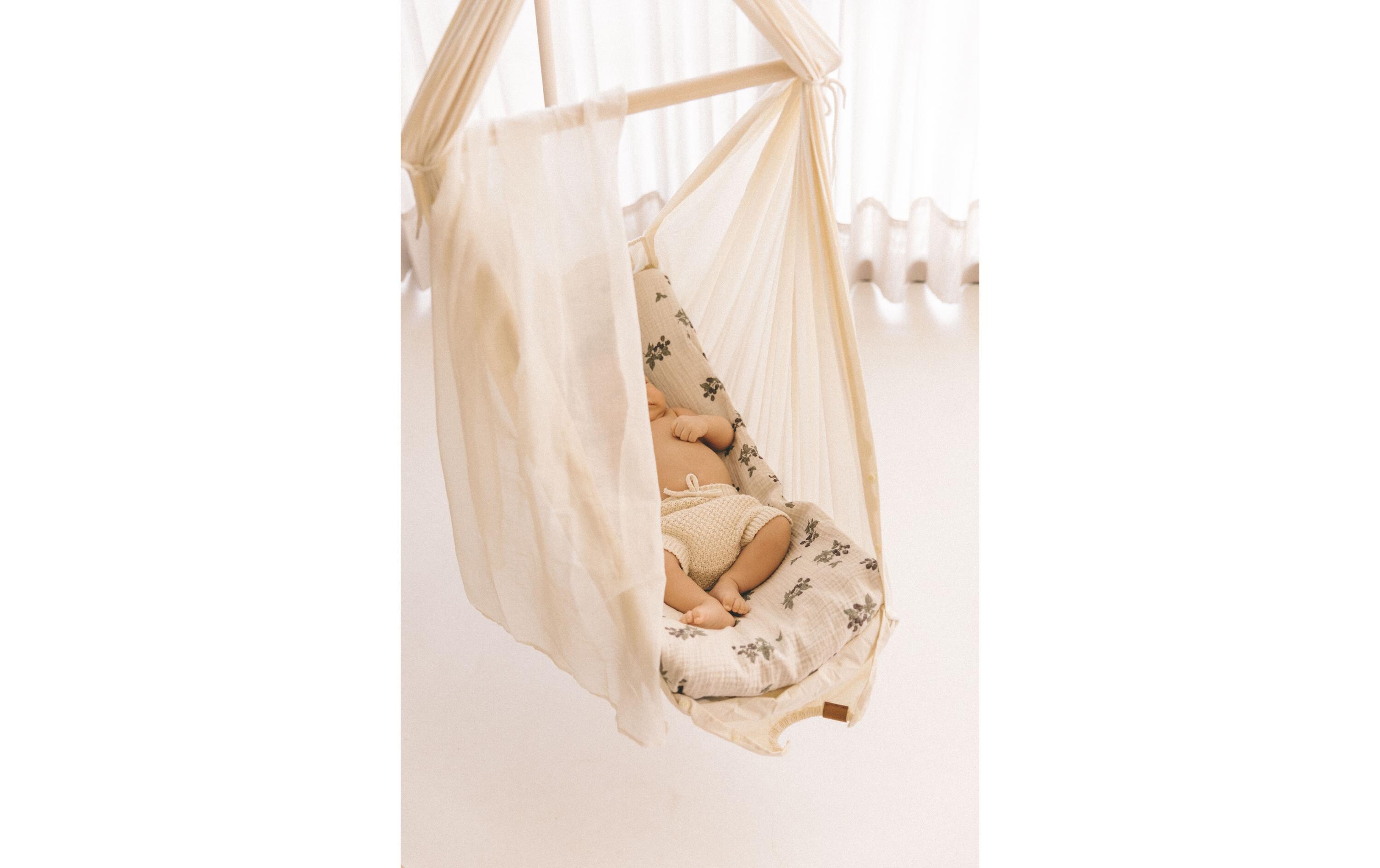 Babyhängematte Federwiege Natur<br>Cozy Cradle Federwiege
