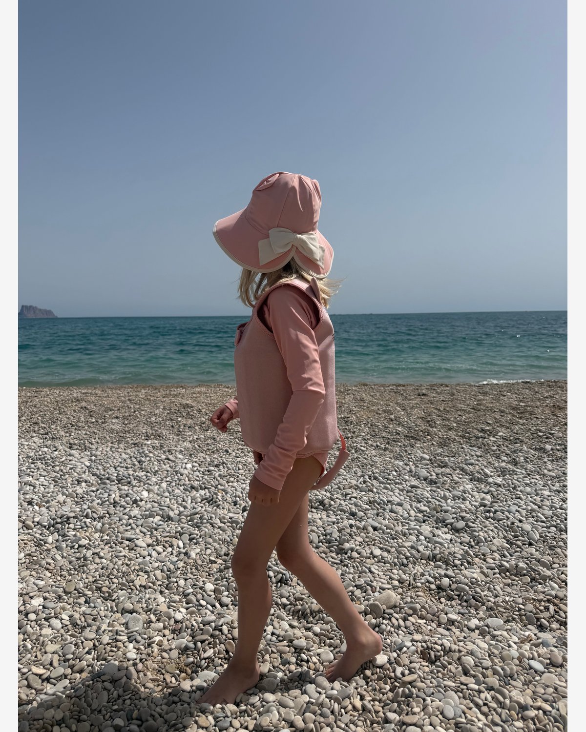 Badehatt m/ Stor Brem & Katteører – UPF 40+ | Kitty Swim Hat