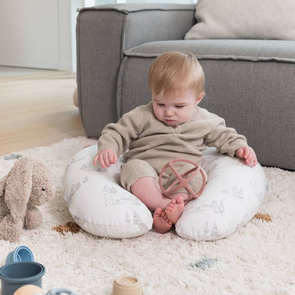 doomoodoomoo   Softy Lagerungskissen bear family grau
