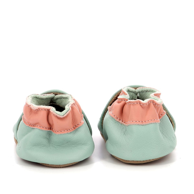 Robeez Robeez Chaussons Spring Time Vert Aqua