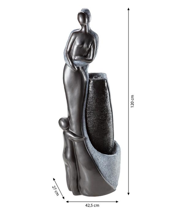 Dehner Polyresin-Gartenbrunnen Family,