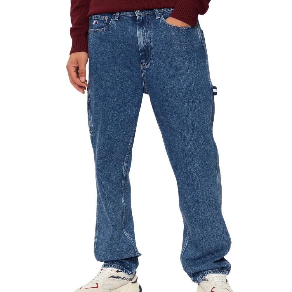 Tommy Hilfiger Jean Large Bleu Homme Tommy Hilfiger Skater Carpenter