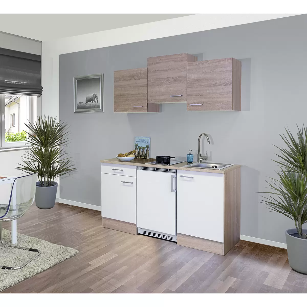 Küchenzeile 150 cm Samoa G-150-1001-000-SAMOA
