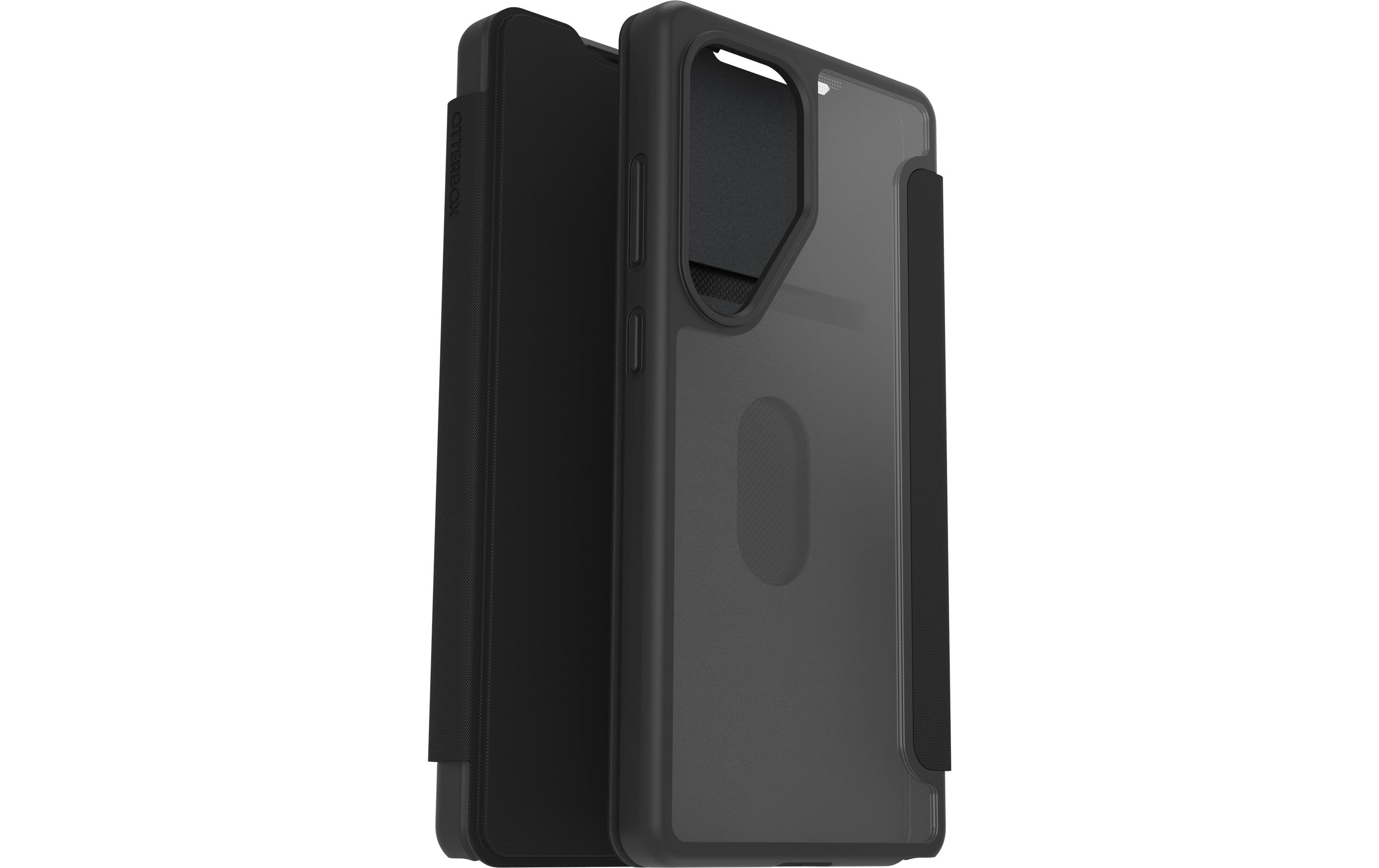 Back Cover React Folio Galaxy S25 Ultra Transparent SchwarzSchutzhülle für das Samsung Galaxy S25 Ultra