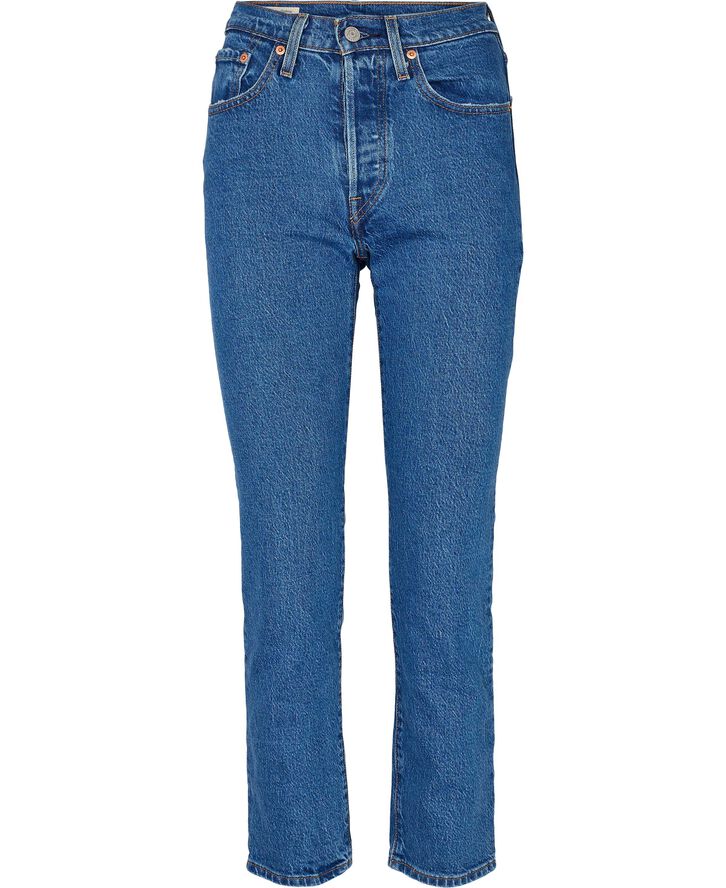 Levi's 501 CROP JAZZ POP Blå