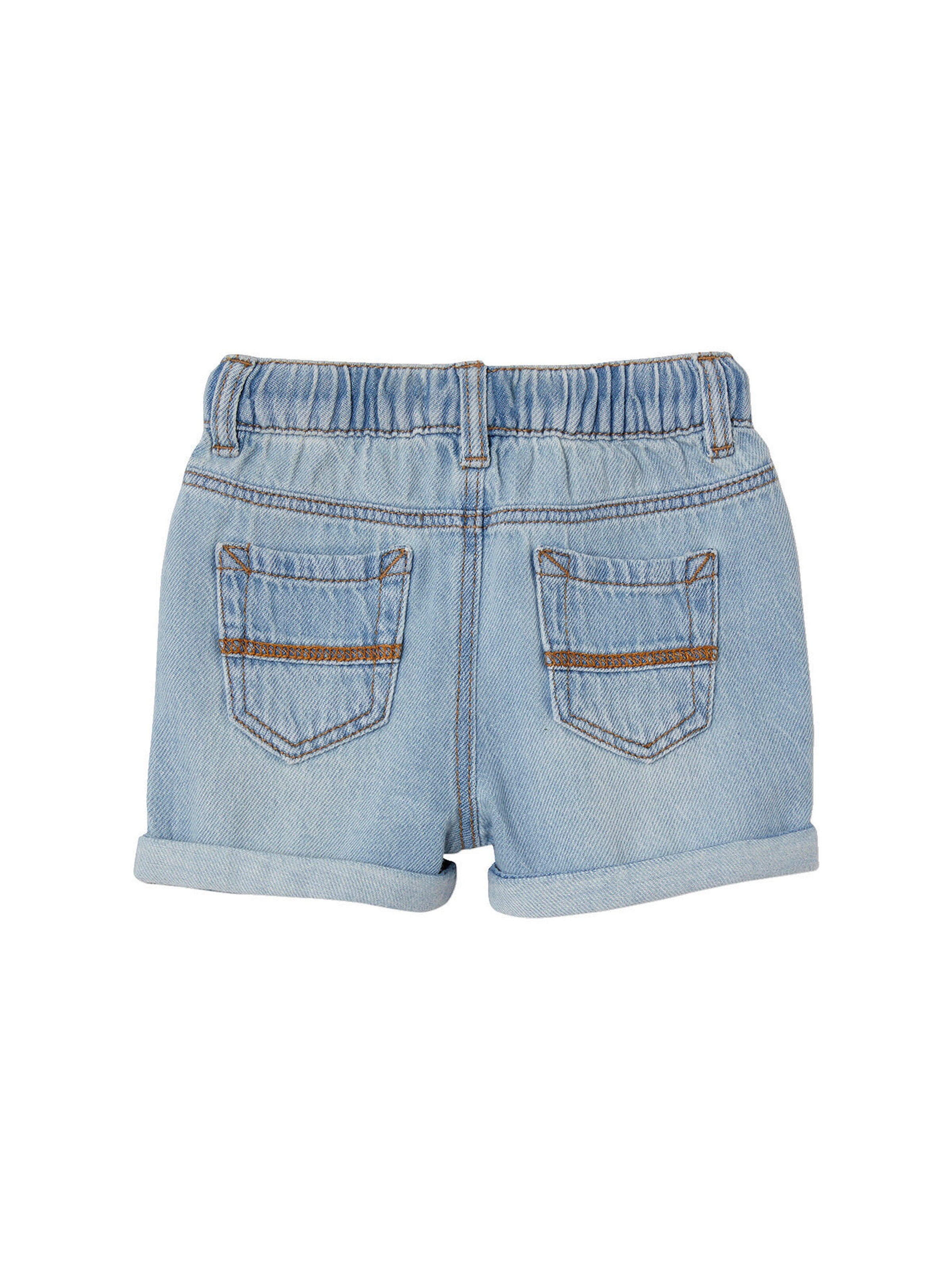 Vertbaudet Baby Jeans-Shorts double stone