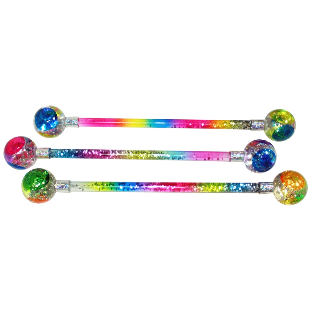 Regenbogen-Glitzerstab - Sortiment