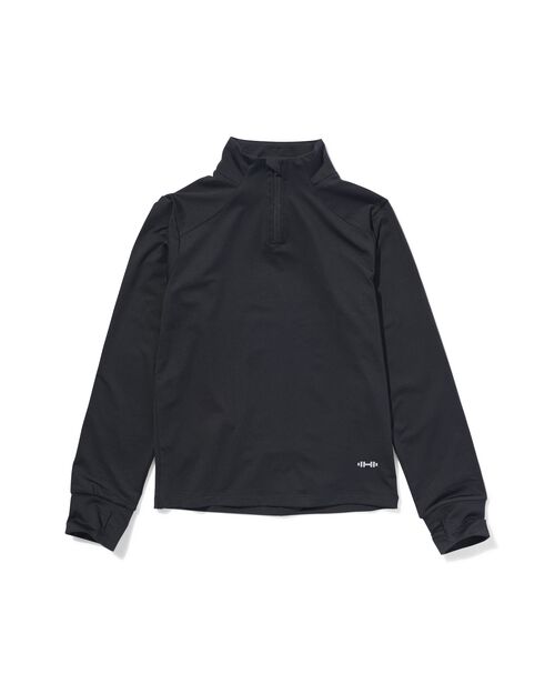 t-shirt sport polaire enfant noir