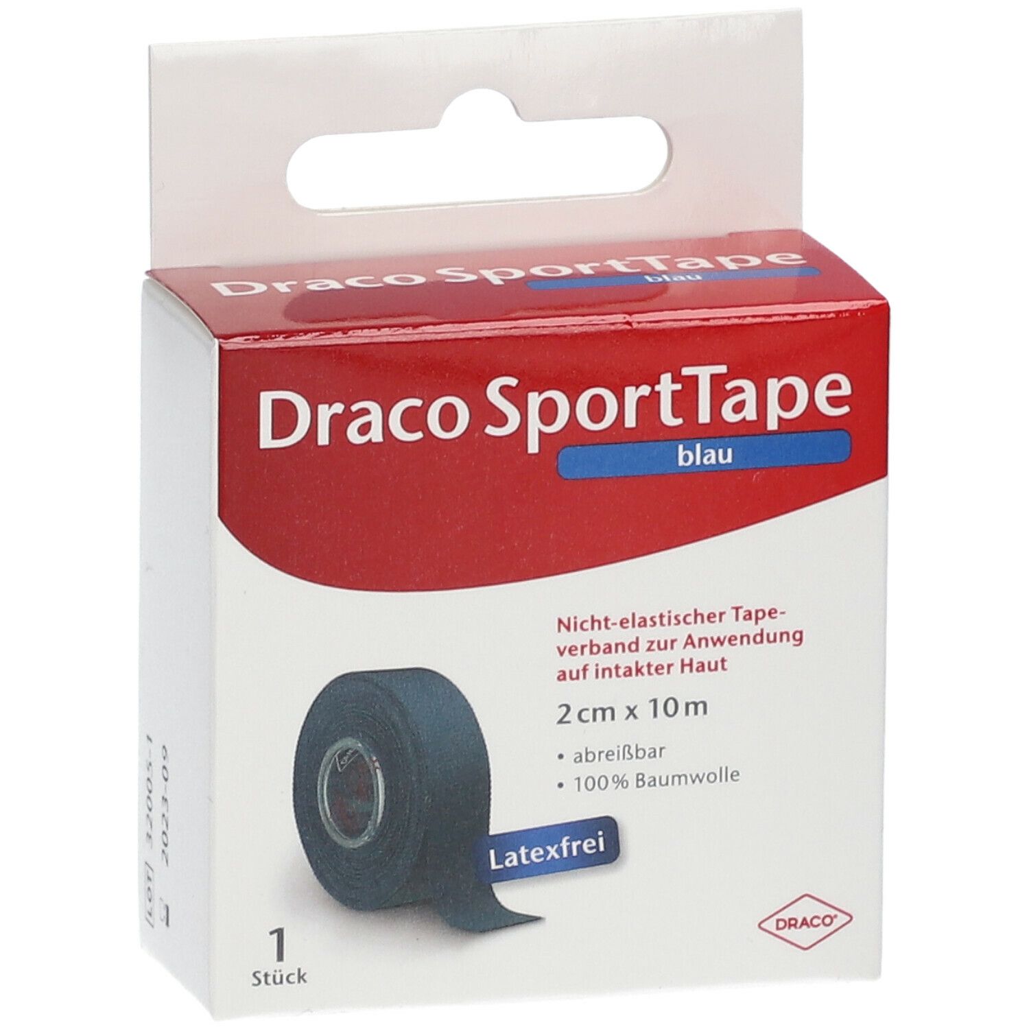 Dracotape Verband 10 m x 2 cm blau
