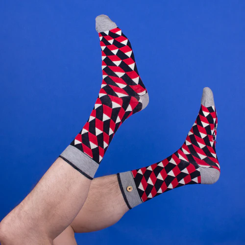 Chaussettes Gaël & Alejandra rouge