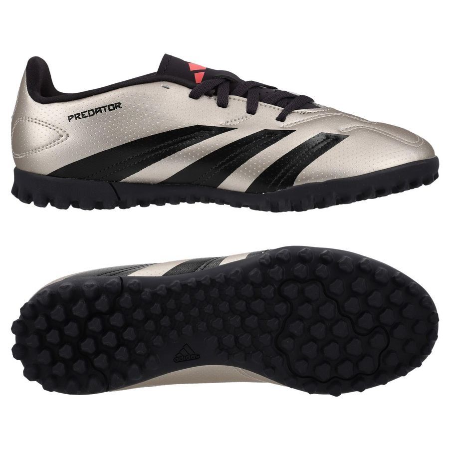adidas Predator Club TF Vivid Horizon - Argenté/Aurora Black/Turbo Enfant