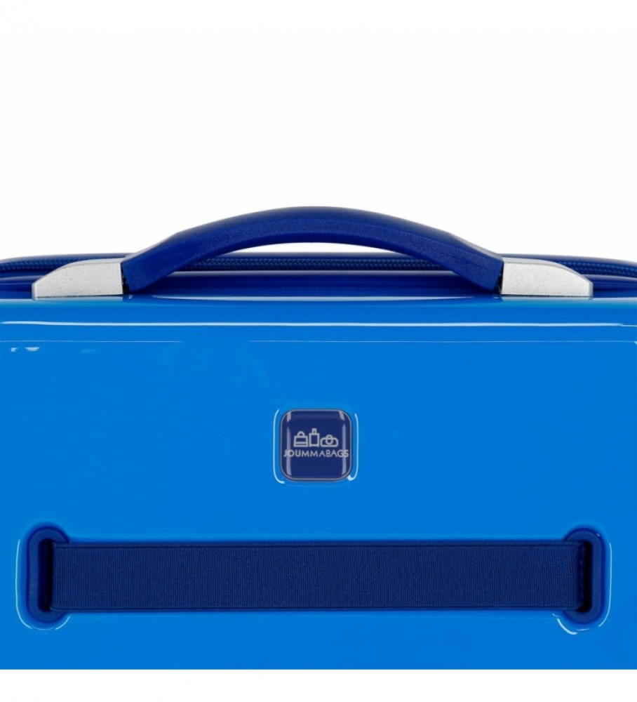 Bolsa Joumma Neceser ABS Patrulha Canina So Fun Adaptável azul - 29x21x15cm -