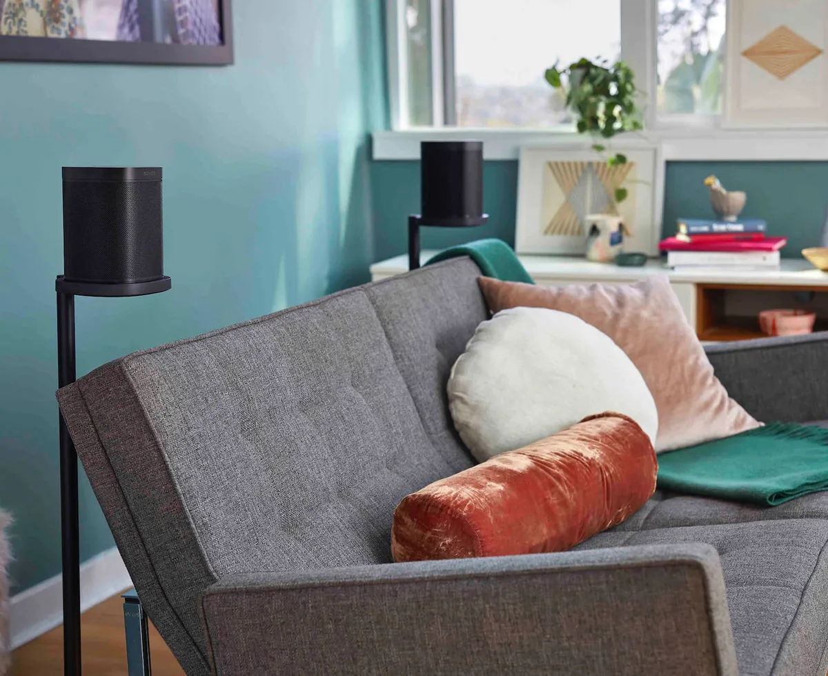 Sonos Speaker Stand Noir (la paire) Pieds pour enceintes