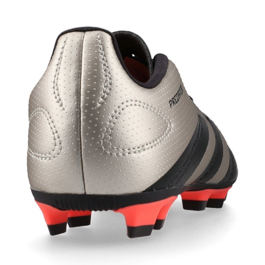 adidas Predator Club FxG Vivid Horizon - Argenté/Aurora Black/Turbo Enfant
