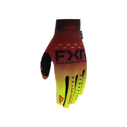 Gants cross FXR PRO-FIT AIR 2023 - Rouge / Jaune