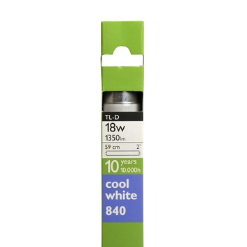 Philips TL-buis 18W cool wit