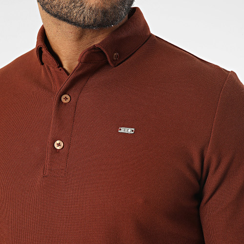 Chemise Manches Longues Marron