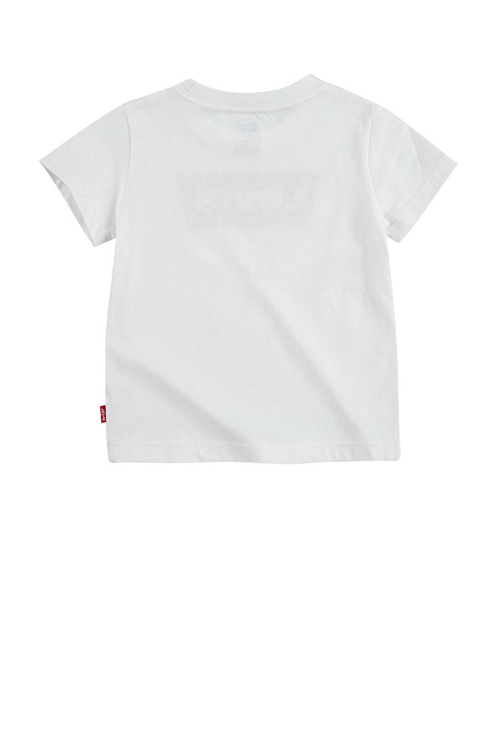 Levi's T-shirt Batwing met logo wit
