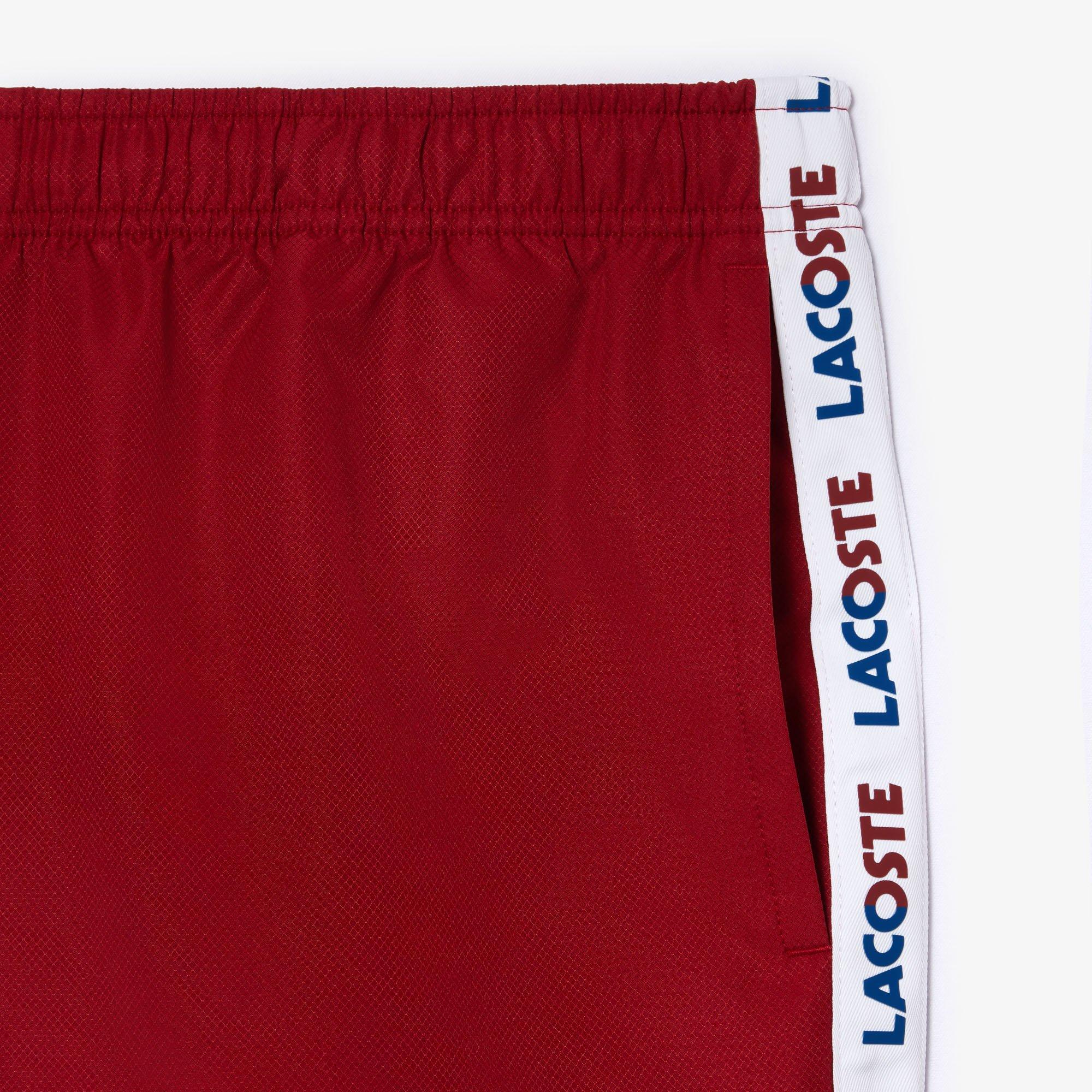 Lacoste Logo Stripe Tennis Shorts
