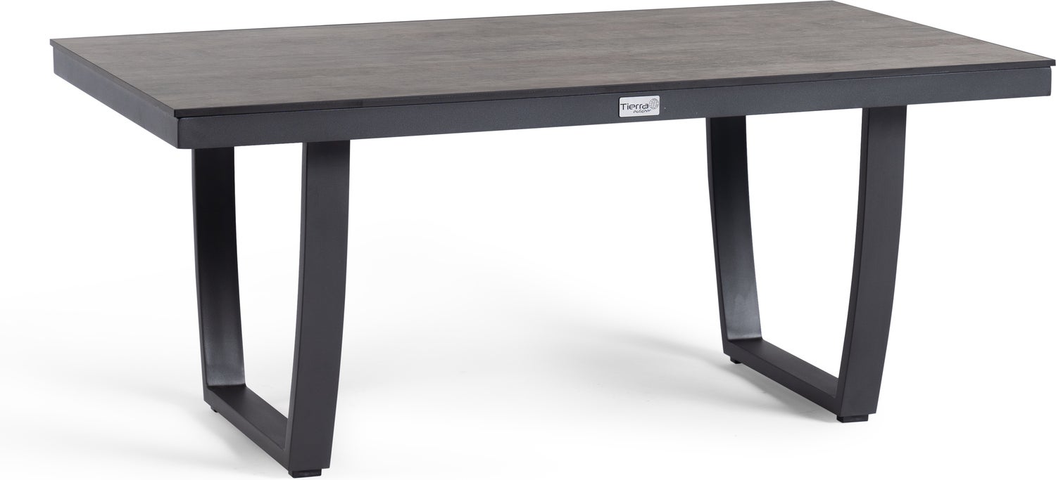 Tierra Outdoor loungetafel Valencia grijs 105 x 60 x 45 cm