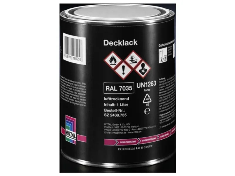 Rittal 2438.735, Grundmaling primer, Allerede blandet, 1 L, 1,02 kg, 1,22 kg