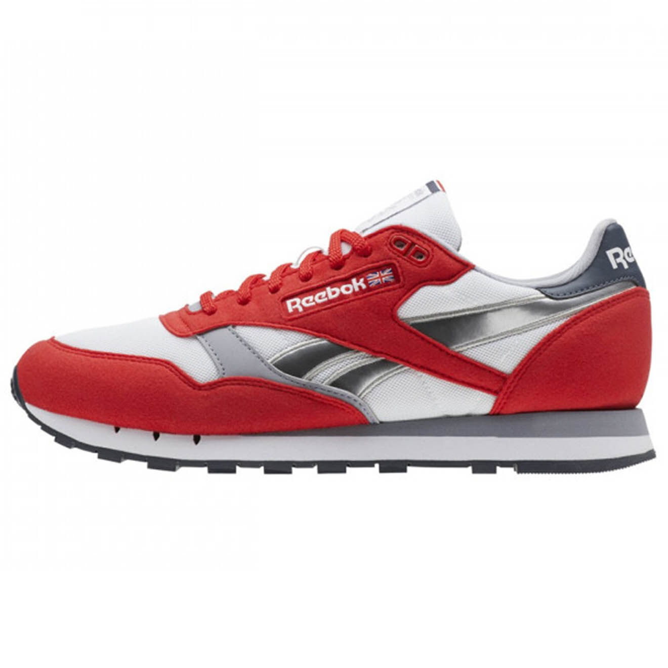 Reebok Baskets en Cuir Cl Leather Rsp rouge/gris/blanc