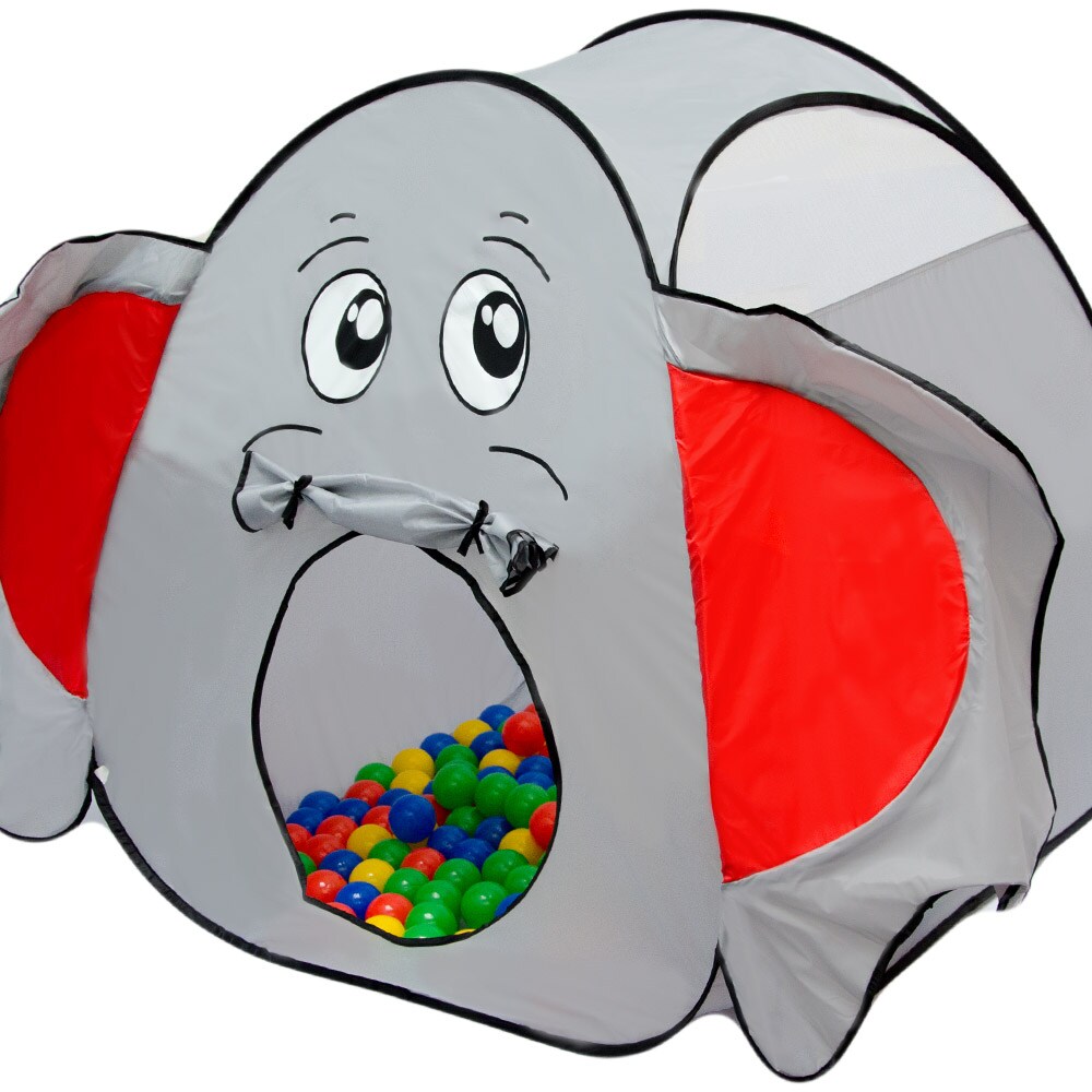 Spielset Kinderspielzelt Jumbo inkl. 200 Bällebadbällen | Spielzelt Spielhaus für Jungen und Mädchen