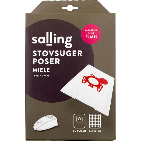 Salling støvsugerposer 5-pak til Miele