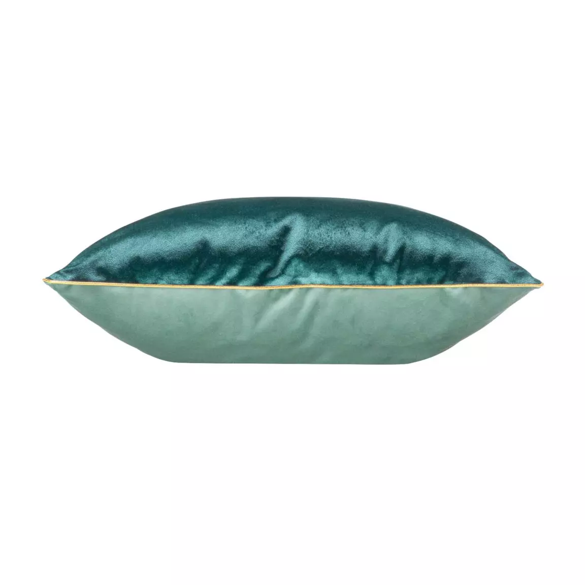 Coussin carré velours (45 x 45 cm) Noria Bleu pétrole