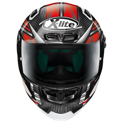 Casque X-lite X-803 RS - ULTRA CARBON - MOTO GP - Noir / Rouge