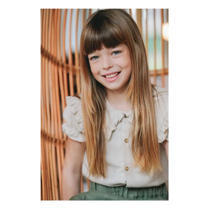 Loir Blouse Capucine Volants | Ecru