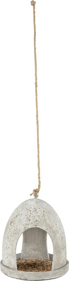 Esschert Design vogelvoederhuis Aged grijs D 19 H 21,9 cm