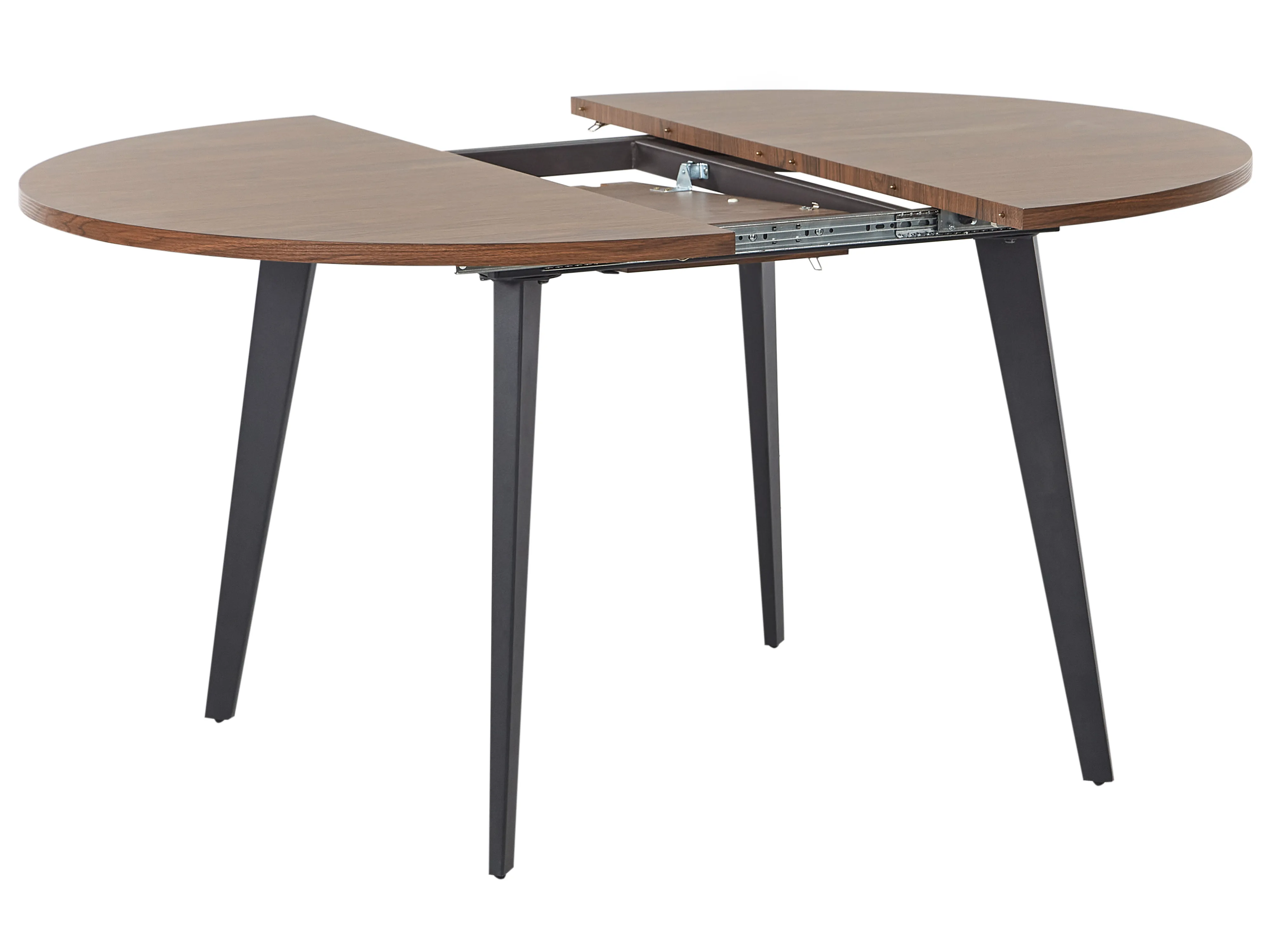 Eettafel uitschuifbaar BOVINA Donkerbruin 120 cm 120/150 cm