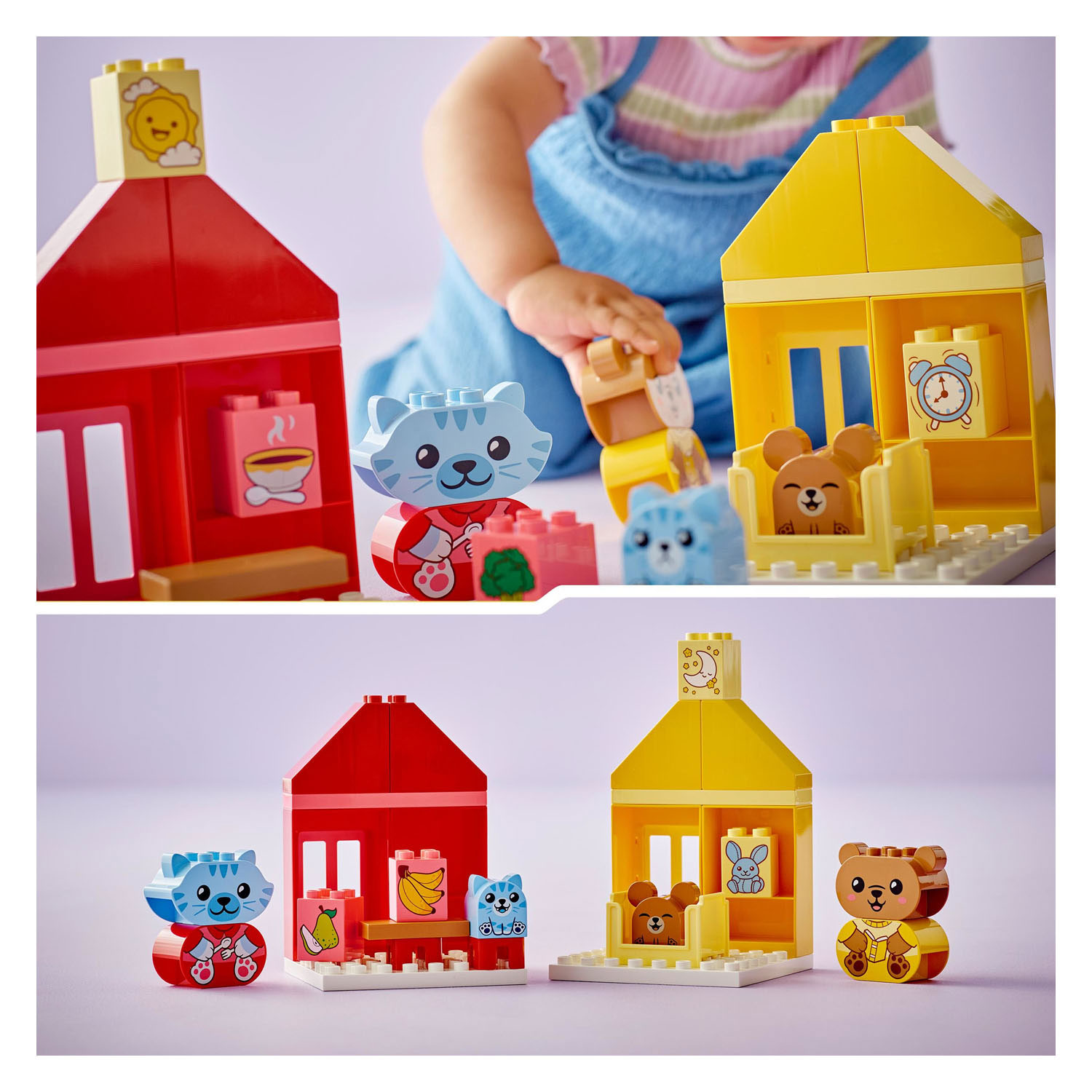 LEGO DUPLO 10414 Mijn Eerste Dagelijkse Gewoontes Eten en Slapen
