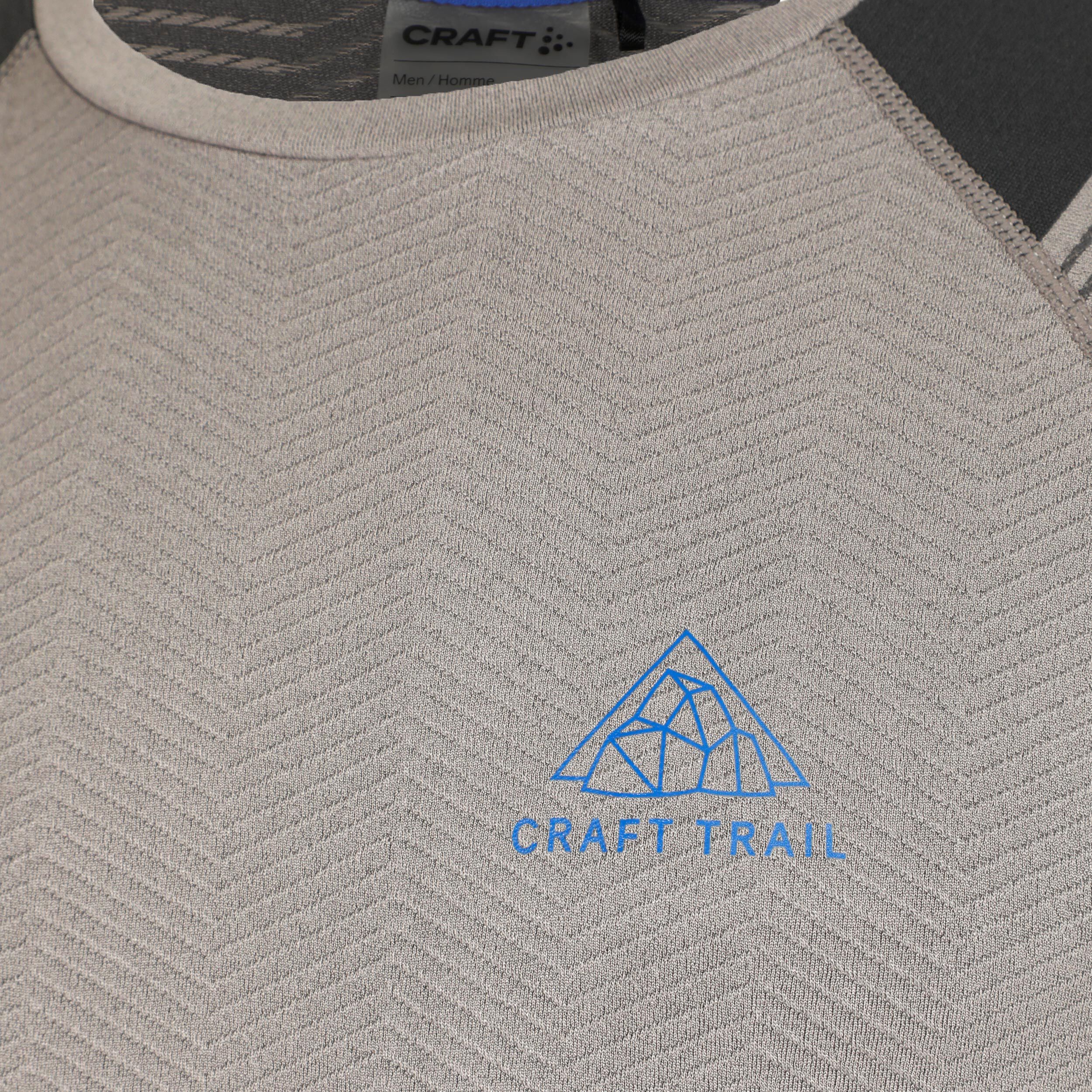 Craft Pro Trail Fuseknit Maillot De Course Hommes - Gris