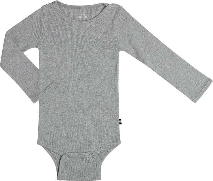 Mads Nørgaard - Copenhagen Soft Solid Rib Body Grå