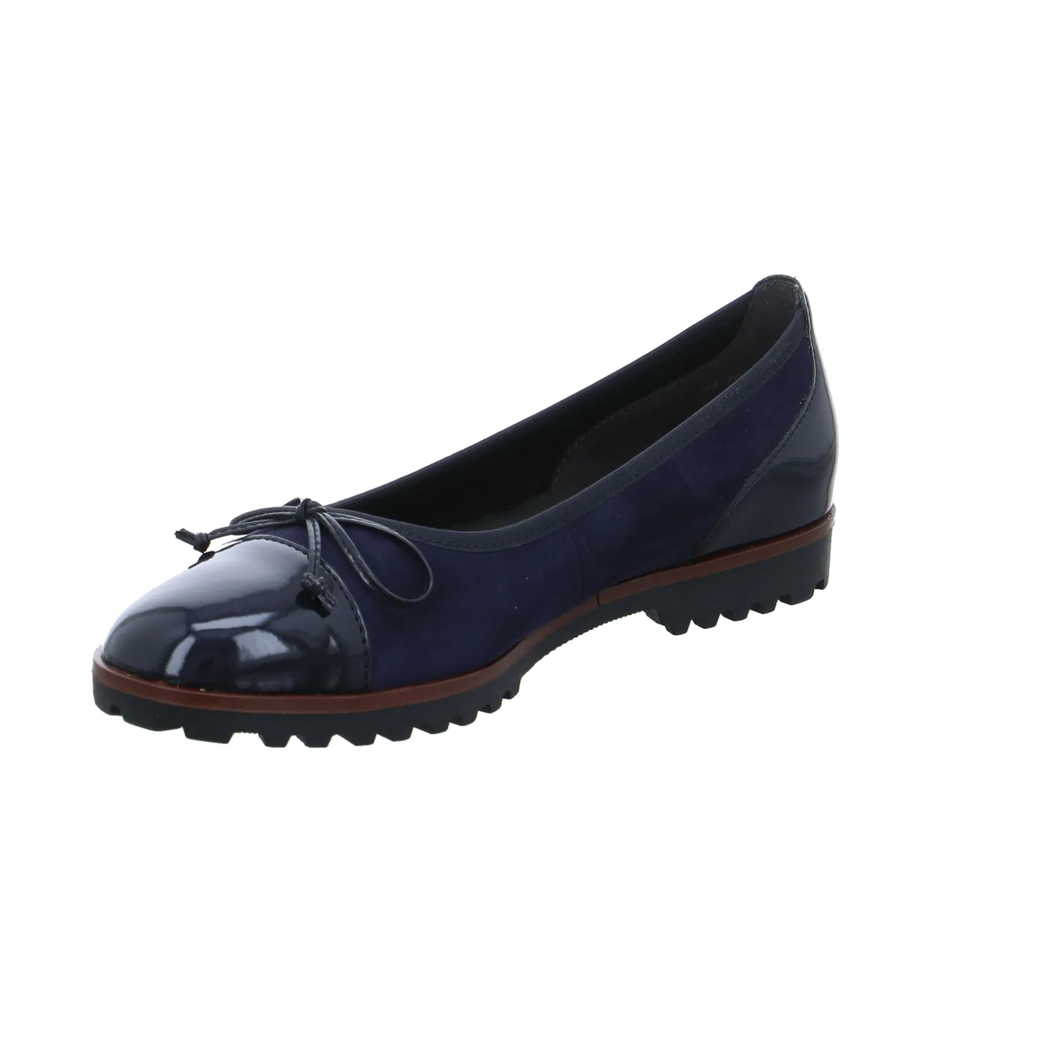 GABOR Ballerina Blau Leder