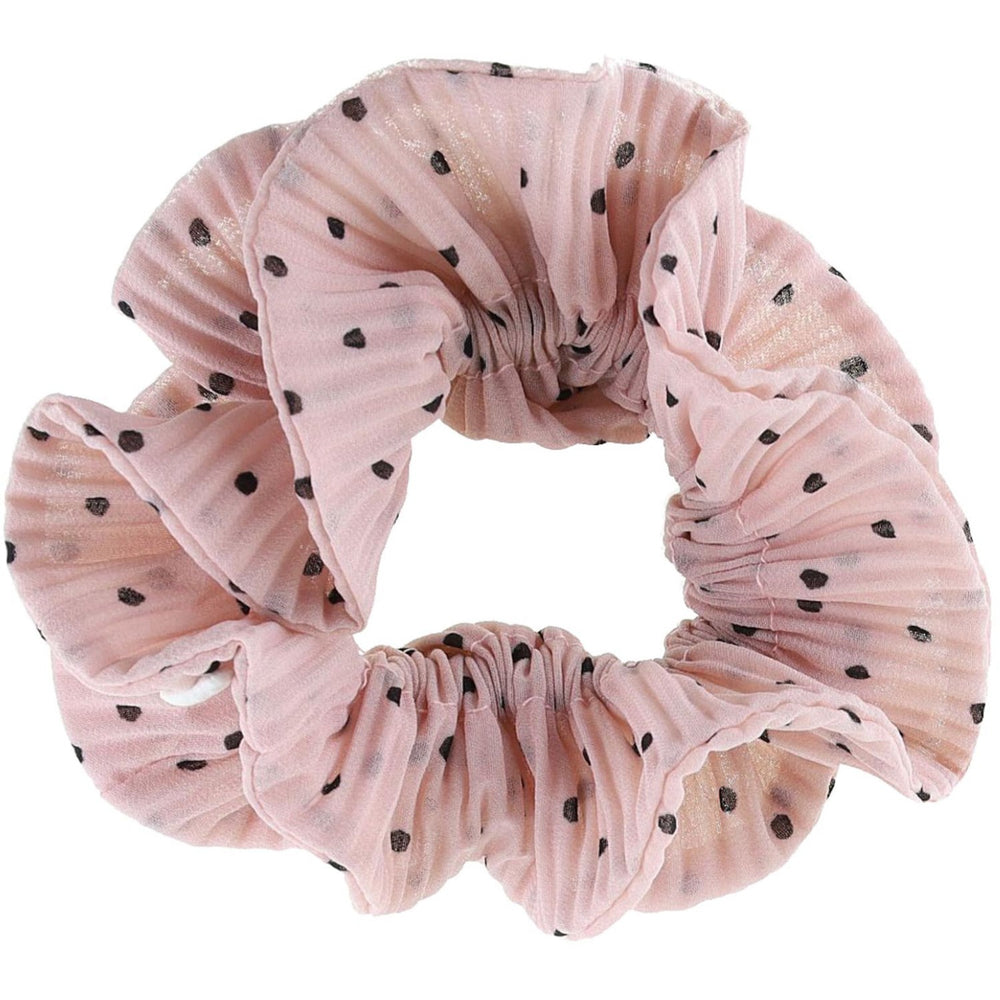 Køb Bow's by Stær Kaisa Scrunchie - Rosa/Sort Prikker
