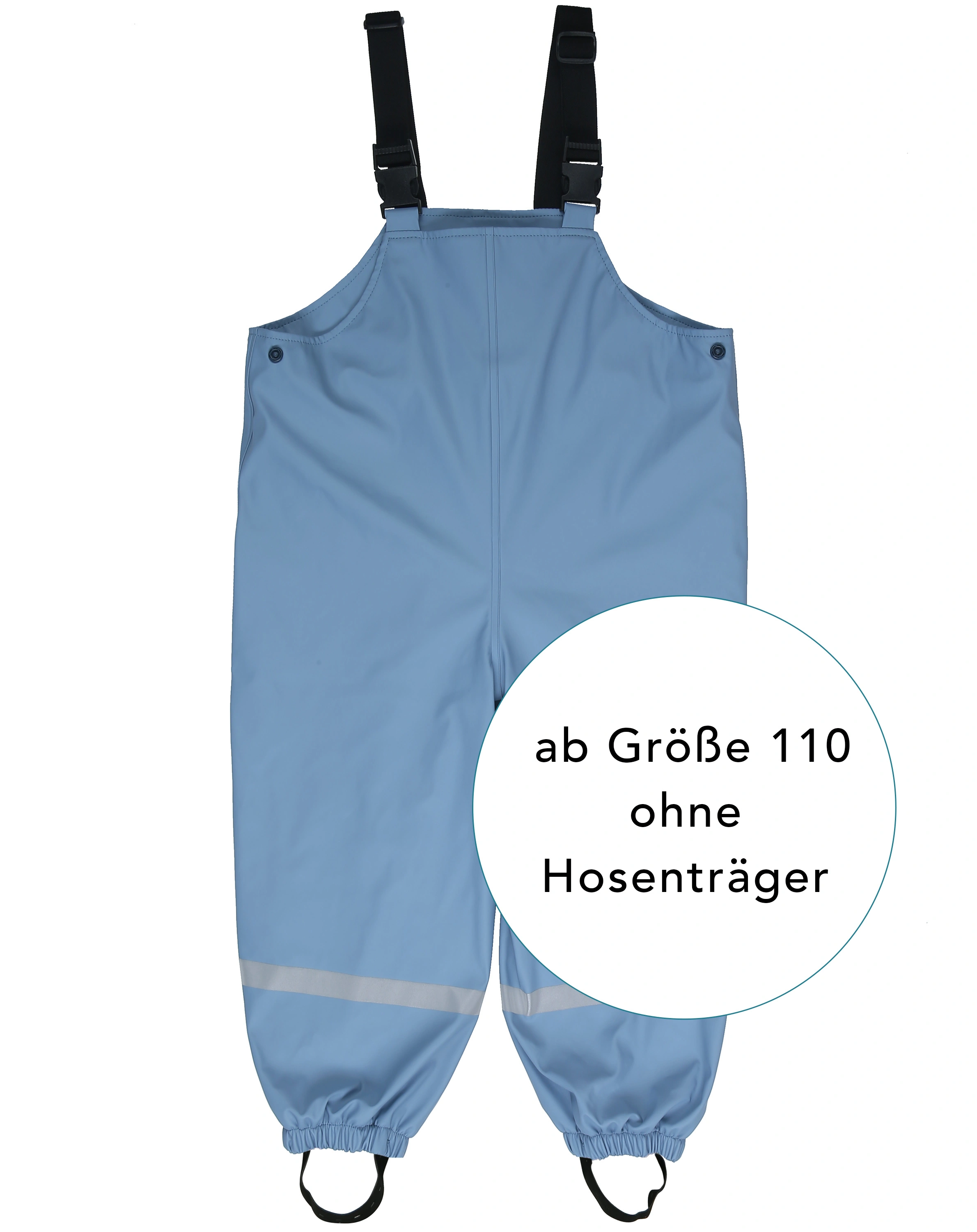 Regenhose BASIC gefüttert in adriatic blue