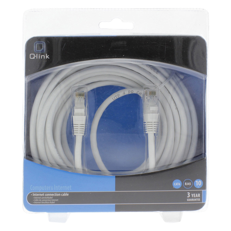 Netwerkverbindingskabel CAT6-UTP 10m