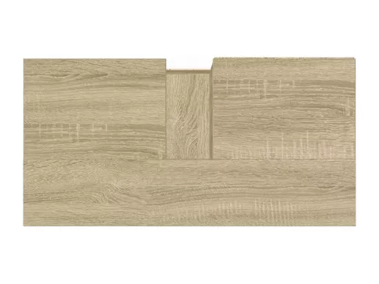 Armoire salle de bain chêne sonoma 65x33x60 cm