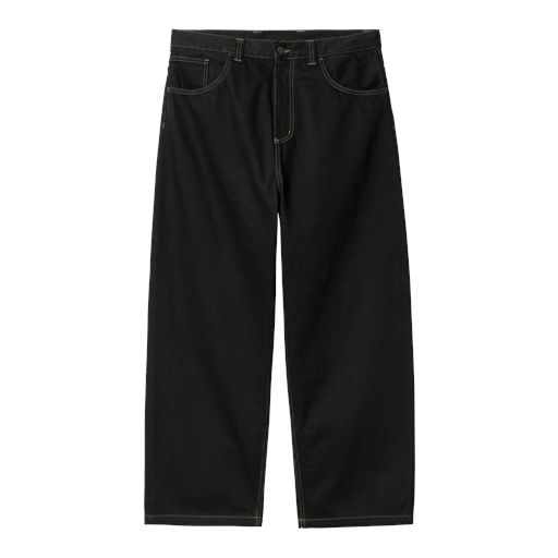 Carhartt WIP Brando Bukser, Black (Rinsed), XS